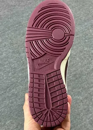 Кросівки найк данк низьки бургундія Green nike sb dunk low burgundy7 фото