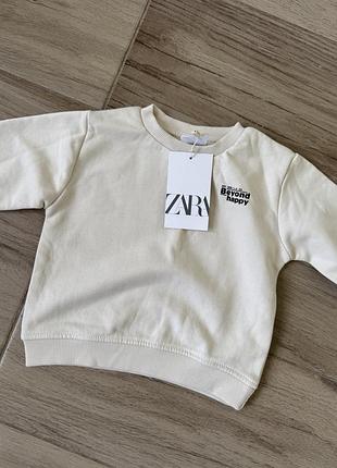 Світшот / кофта zara 9-12m
