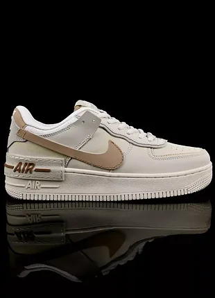 Кросівки найк єір форс шедоу  nike air force shadow beige