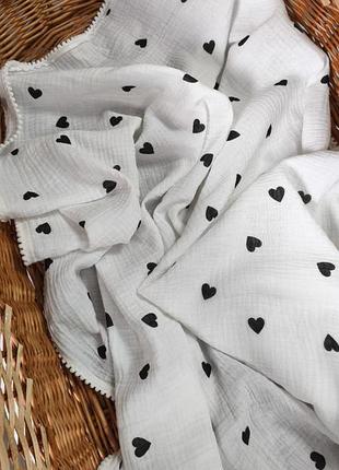 Муслиновый плед с бубенчиками