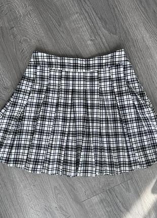 Спідниця в клітинку stradivarius