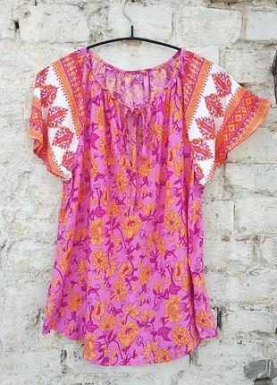Яркая легкая туника