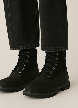 Timberland женские зимние ботинки authentics waterproof roll-top boot замша нубук на меху