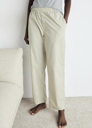 Штани в піжамному стилі бавовна calvin klein