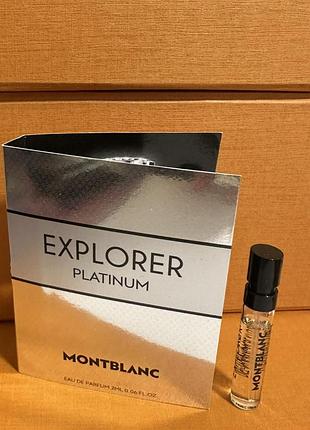♥️montblanc explorer platinum, пробник, оригинал ♥️