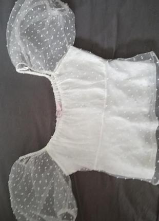 Топ красивый белый