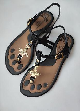 Ароматизированные силиконовые босоножки вьетнамки vivienne westwood+melissa