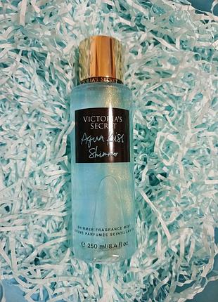 Спрей мист для тела victoria's secret aqua kiss shimmer