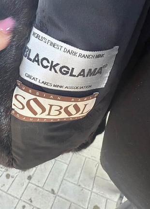 Норковая шуба blackglama sobol