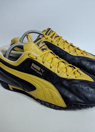 Кроссовки винтажные puma brushspike eur44 28.5см vintage original
