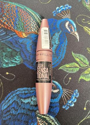 Оригінал maybelline new york lash sensational туш для сенсаційного об'єму та розділення вій