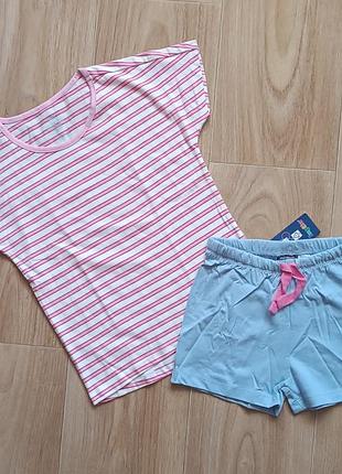 Костюм комплект (футболка + шорти) lupilu на дівчинку 50778