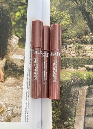 Оригінал isadora twist-up gloss stick the glossy lip treat блиск-олівець для губ 21 raisin