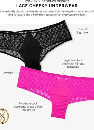 Victorias secret трусики 2 пари оригінал