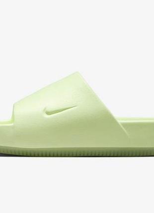 Тапочки жіночі nike w calm slide салатові