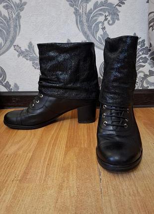 Женские кожаные ботинки fellini