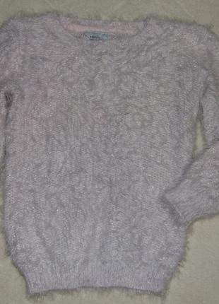 Нарядная кофта свитер травка девочке 4 - 5 лет young dimension