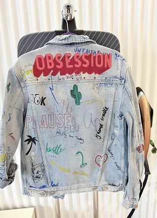 Стильна джинсовка karssen, розмір xs-s