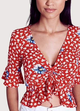 Брендовая оригинальная блузка "topshop". pазмер uk10/eur38. 2