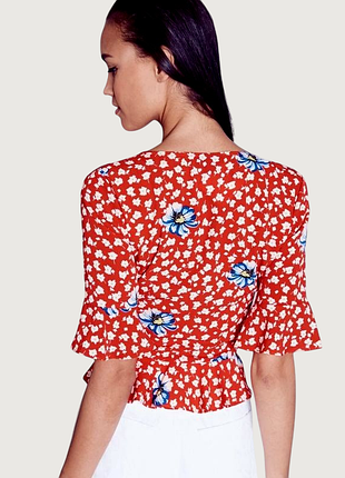 Брендовая оригинальная блузка "topshop". pазмер uk10/eur38. 3