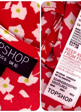 Брендовая оригинальная блузка "topshop". pазмер uk10/eur38. 10