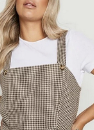 Сарафан в клетку женский