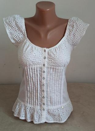 Ажурная блузка
     котон100%