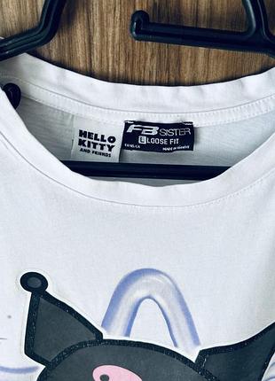 Футболка hlo kitty с принтом аниме