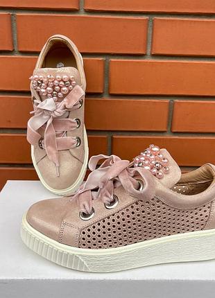 Кеди шкіряні рожеві alpino туреччина