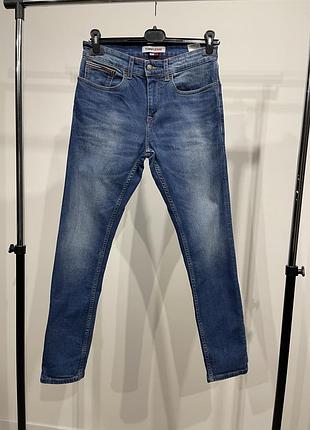 Джинсы синие брюки tommy hilfiger мужские
