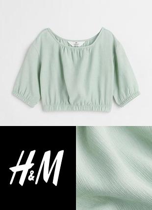 Воздушная красивая блуза топ h&m этикетка