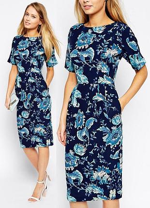 Розпродаж сукня asos міді з принтом