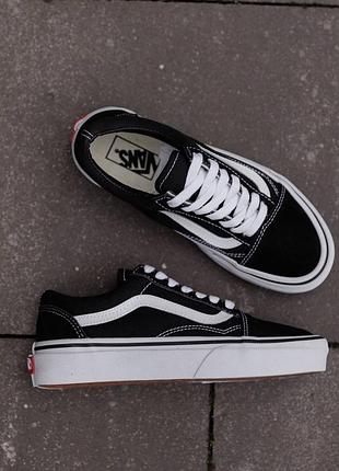 Vans knu-skool "black white" box 36
