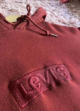 Червоне худі levi’s