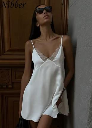 Сукня в білизняному стилі, sleep dress, шовкова сукня, атласна сукня