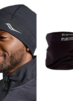 Шапка saucony bluster wind beanie, баф iq bevin