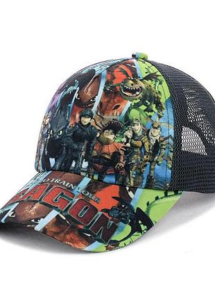 Детская кепка c сеткой "dragon"