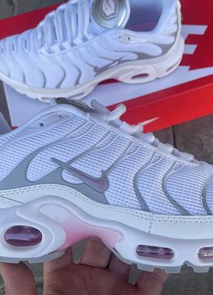 Жіночі кросівки max tn plus white grey pink