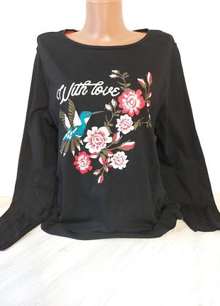 Лонгслив из хлопка pep&amp;co размер 22