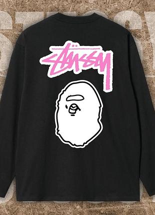 Модный лонгслив stussy 2
