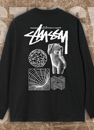 Модный лонгслив stussy 6