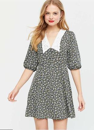 Платье в цветочный принт