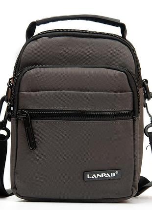 Сумка чоловіча планшет нейлон lanpad 82077 grey