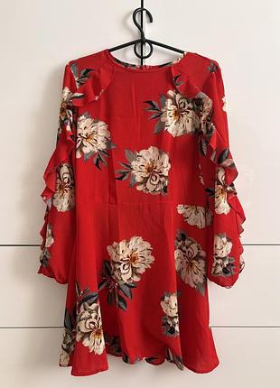 Яскрава неймовірна сукня в стилі zara boho