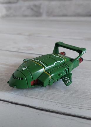 Редкая винтажная машинка thunderbird 2 tb2 takara touch tomica