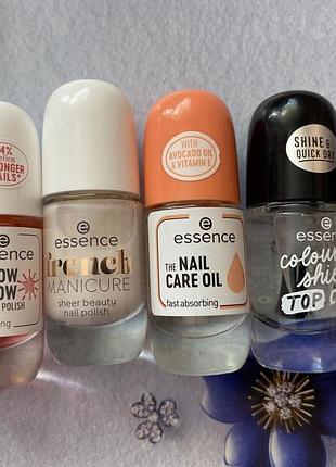 Новий🛍️✨мегалот доглядових лаків/ засобів для нігтів essence