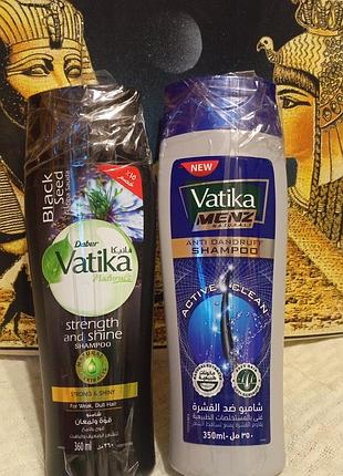 Vatika шампунь ватика с черным тмином-мужской шампунь от перхоте. египет