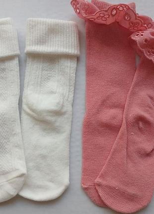 Носки 2 пары primark 1-2 года eur 19-22