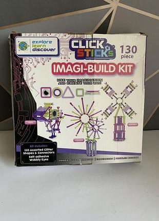 Стартовий набір із блискітками clicksticks із 130 предметів