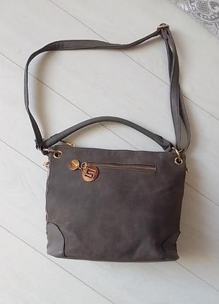 Сумка замшевая